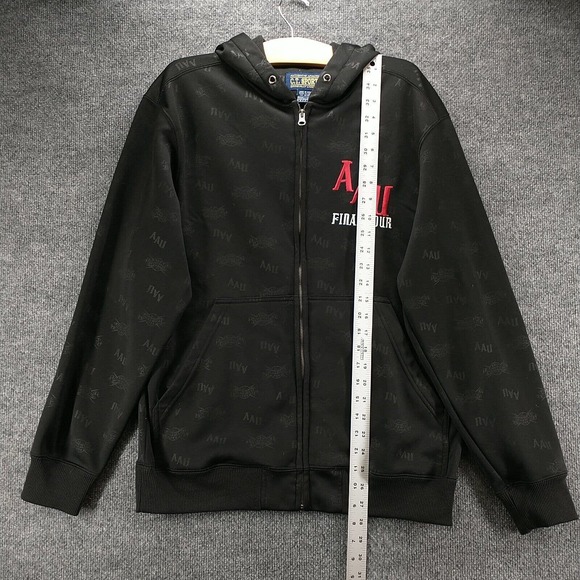 C.T. Sports Men's AAU Nationals Final Four Zip Up Hoodie Black S All Over Print - Picture 14 of 16